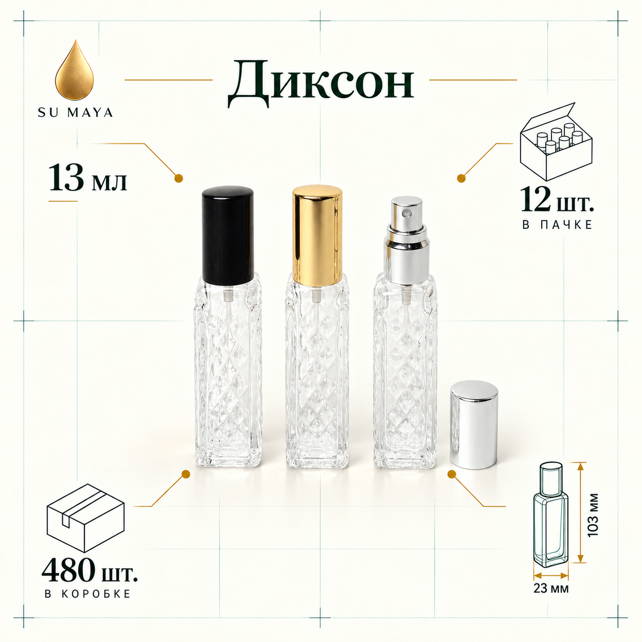 Техническая карточка флакона Диксон
