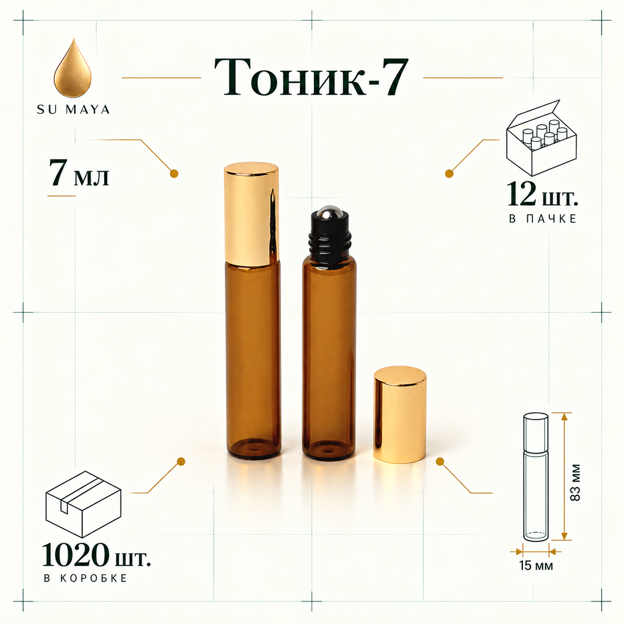 Техническая карточка флакона Тоник-7