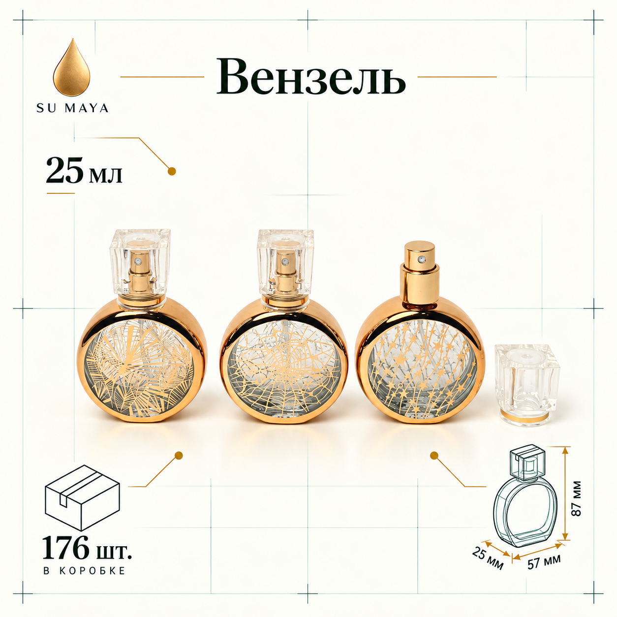 Техническая карточка флакона Вензель