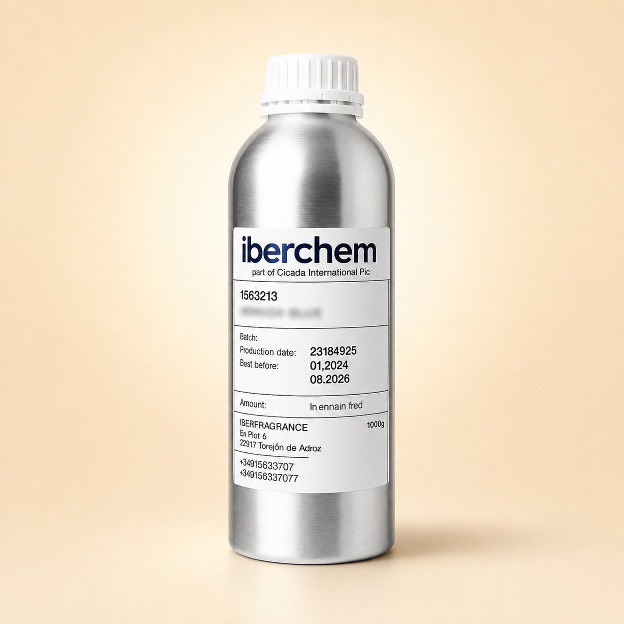 Флакон парфюмерного масла завода Iberchem